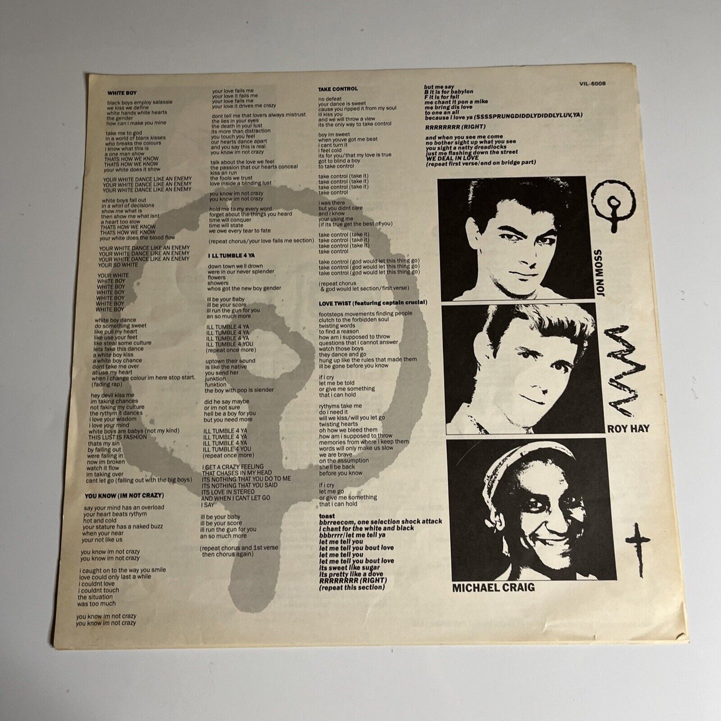 Culture Club – Kissing To Be Clever LP 1982 Vinyl Virgin Records VIL-6008