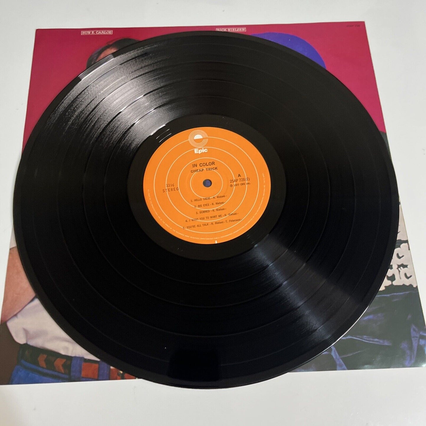 Cheap Trick – In Color LP 1977 Vinyl Epic Records 25AP 728
