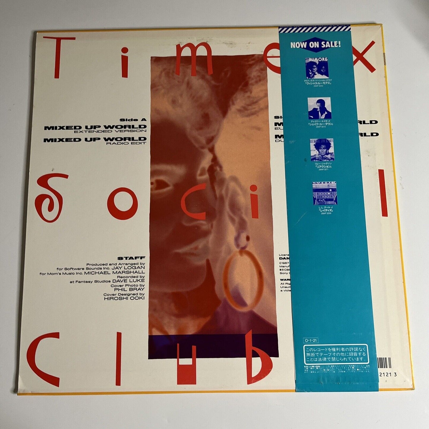 Timex Social Club – Mixed Up World 12" Vinyl 1986 Obi 12AP 3282