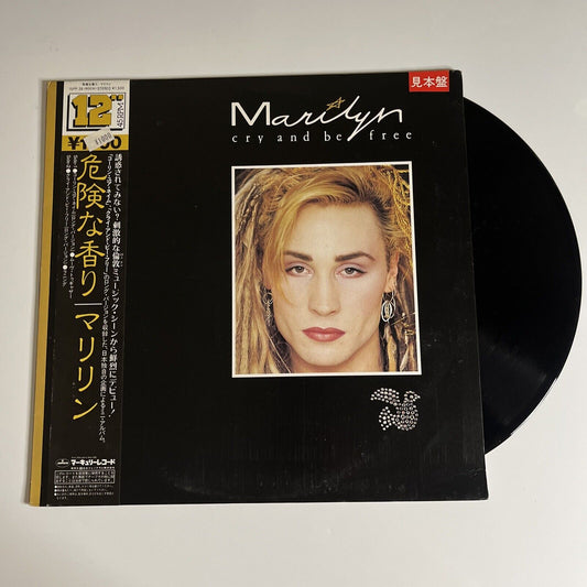 Marilyn – Cry And Be Free 12" Vinyl 1984 Record Obi Promo 15PP-38