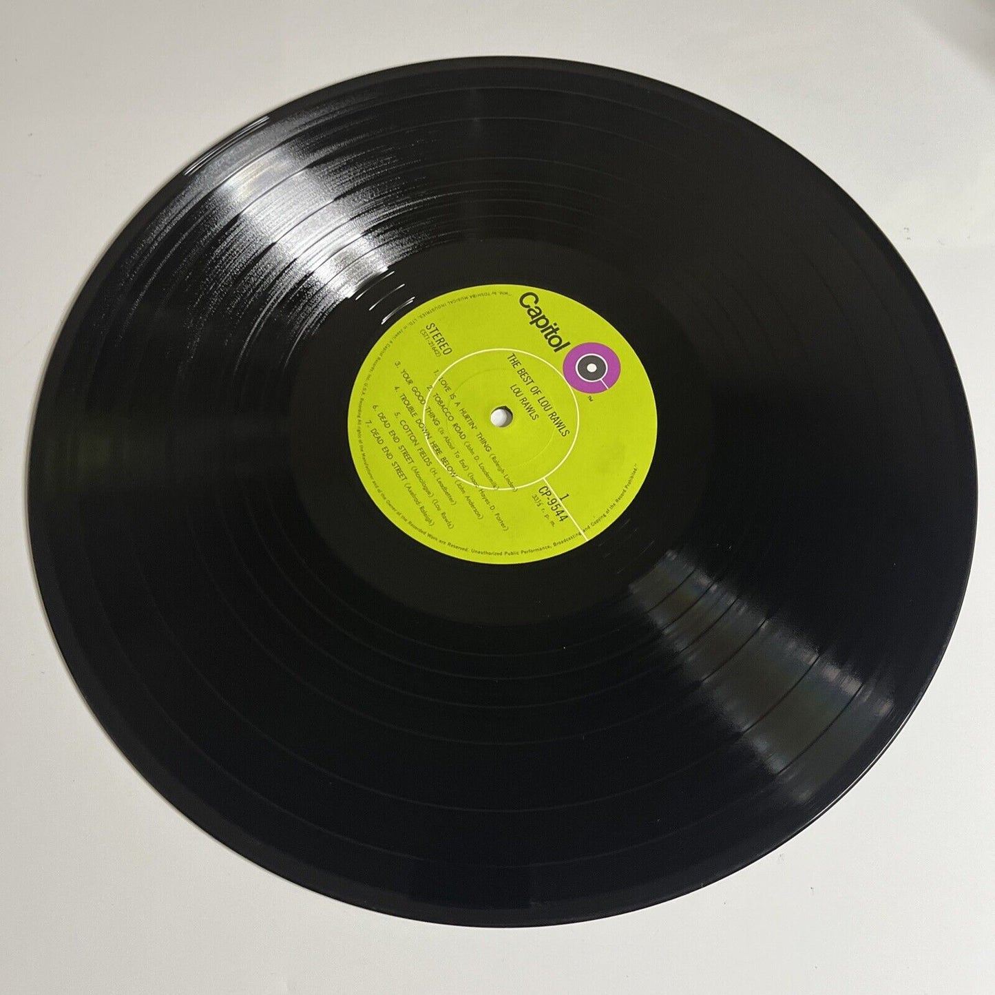 The Best Of Lou Rawls LP Vinyl Record Gatefold CP 9544