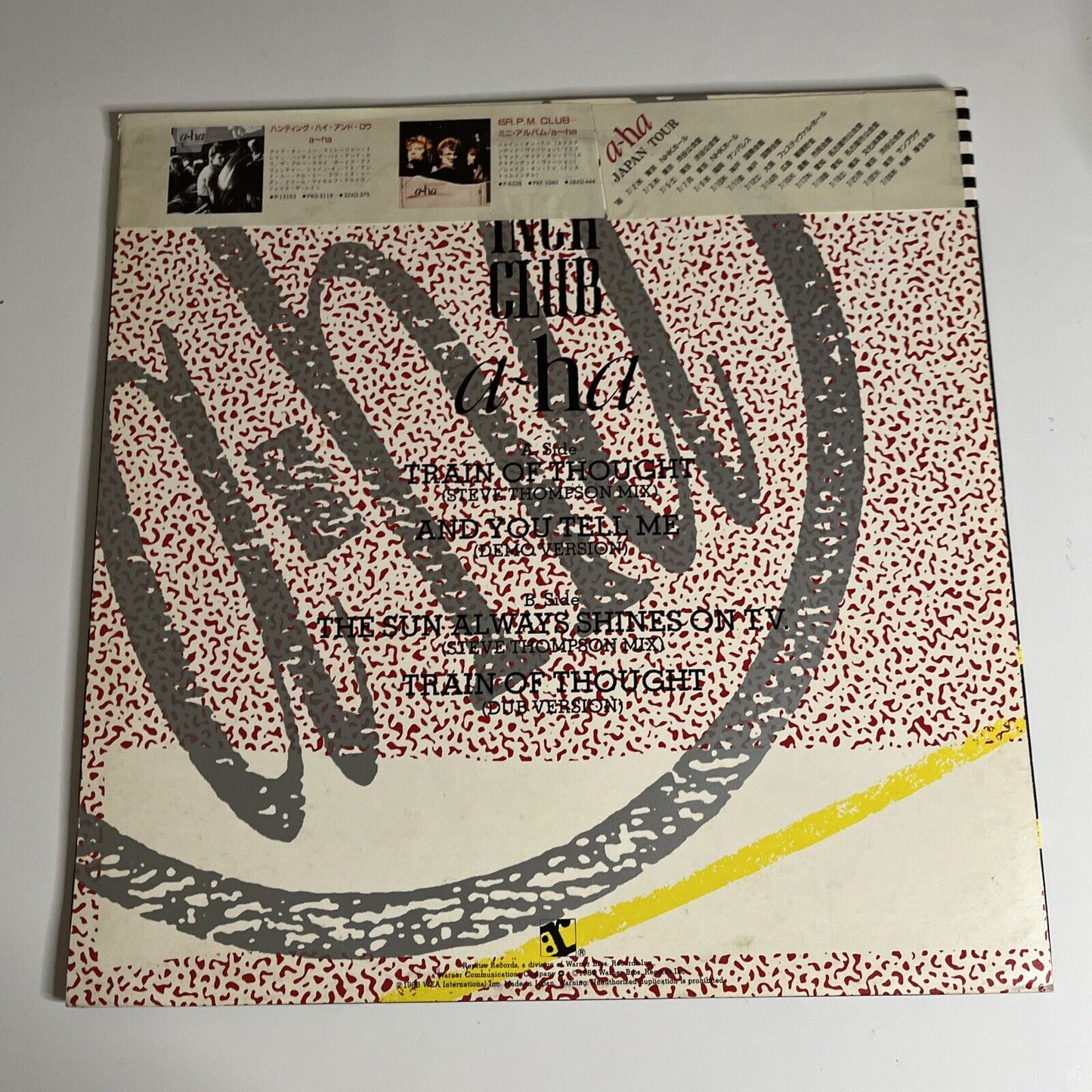 A-ha – Twelve Inch Club 12" Vinyl 1986 Record Obi 45 RPM P-6238