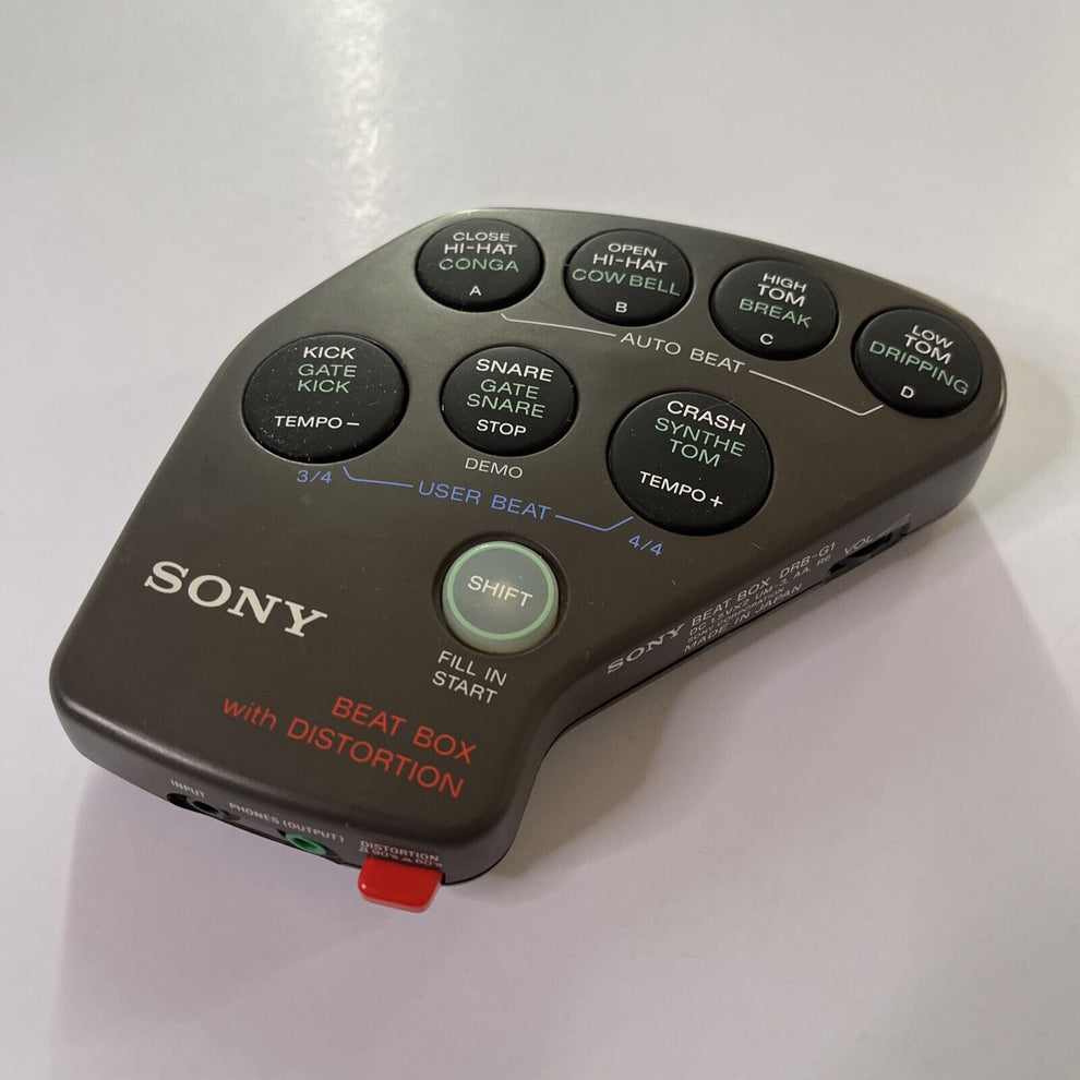 Funk Box SONY Beat Box with Distortion Drum Machine Handheld DRB-G1 Made in Jap ...