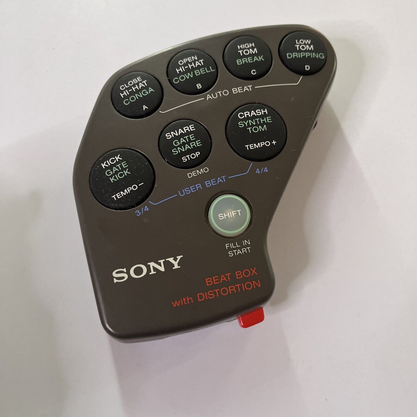 SONY Beat Box with Distortion Drum Machine Handheld DRB-G1 Made in Japan