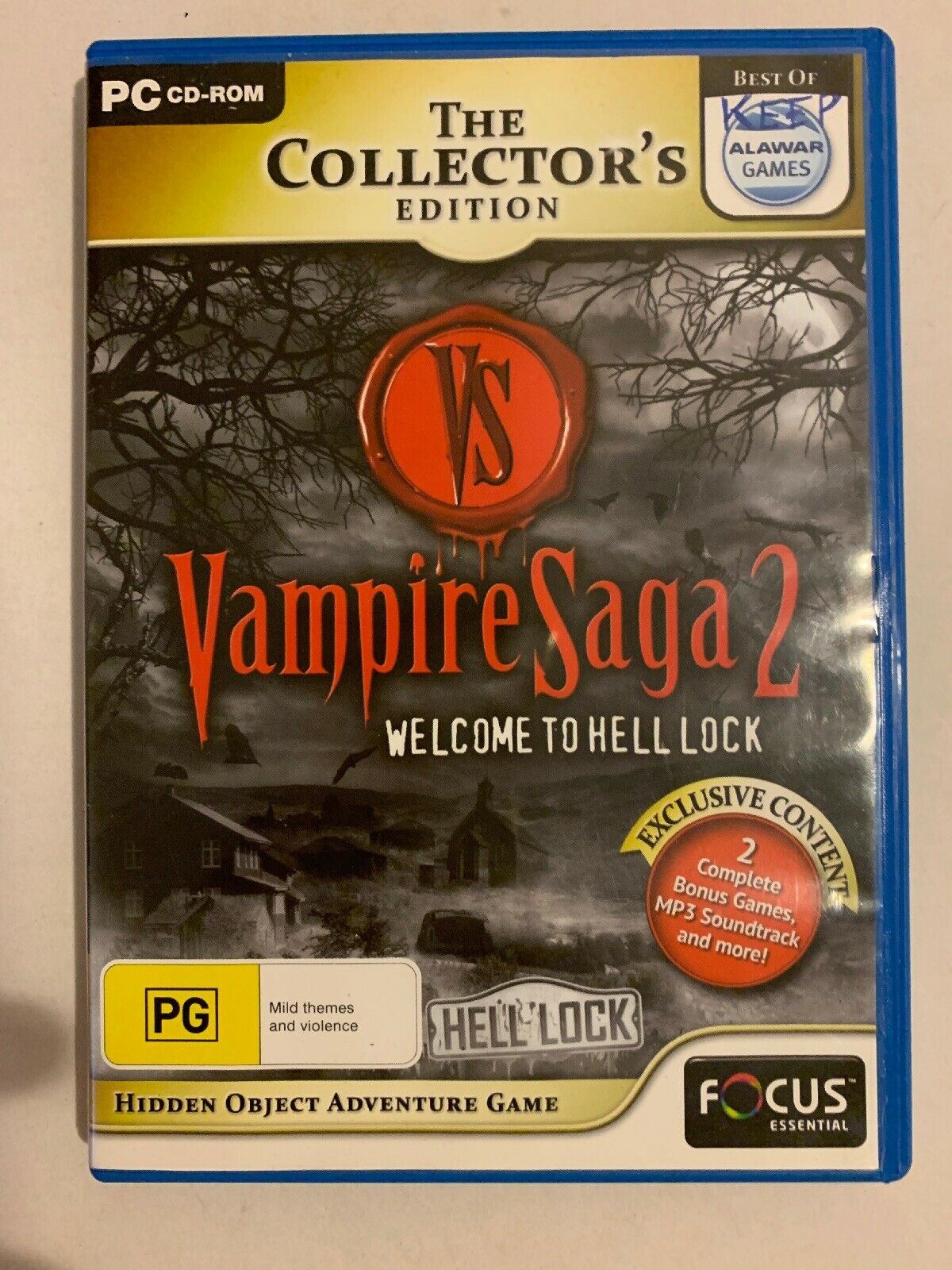 Vampire Saga 2 Welcome To Hell Lock PC Game Collectors Edition Free Post