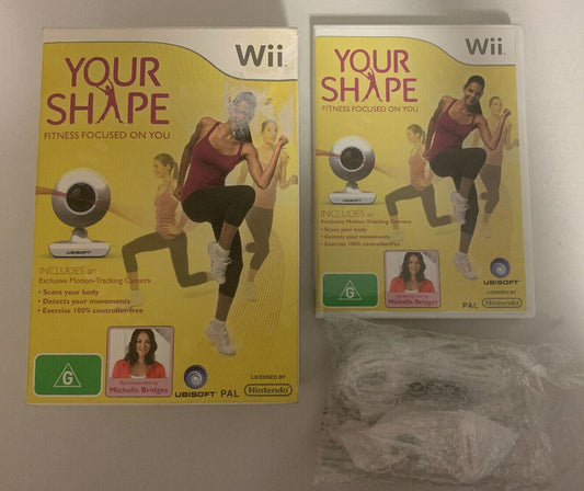 Your Shape Fitness + Motion Tracking Camera Nintendo Wii