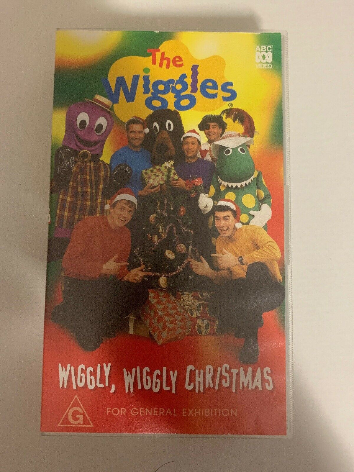 The Wiggles - Wiggly Wiggly Christmas ABC For Kids Australia VHS Tape 1997 C