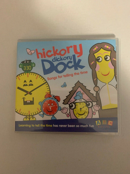 Hickory Dickory Dock Songs For Telling The Time CD 2006 Alarm Clock ABC For Kids