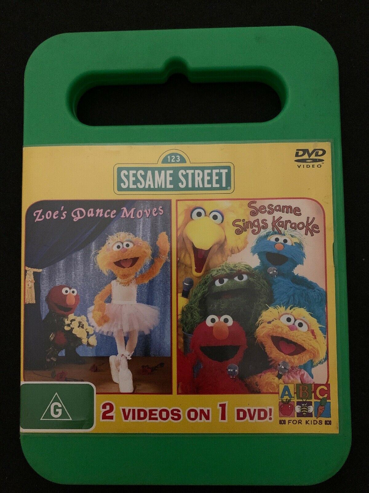 Sesame Street Zoe's Dance Moves & Sesame Sings Karaoke DVD Region 4 RARE!