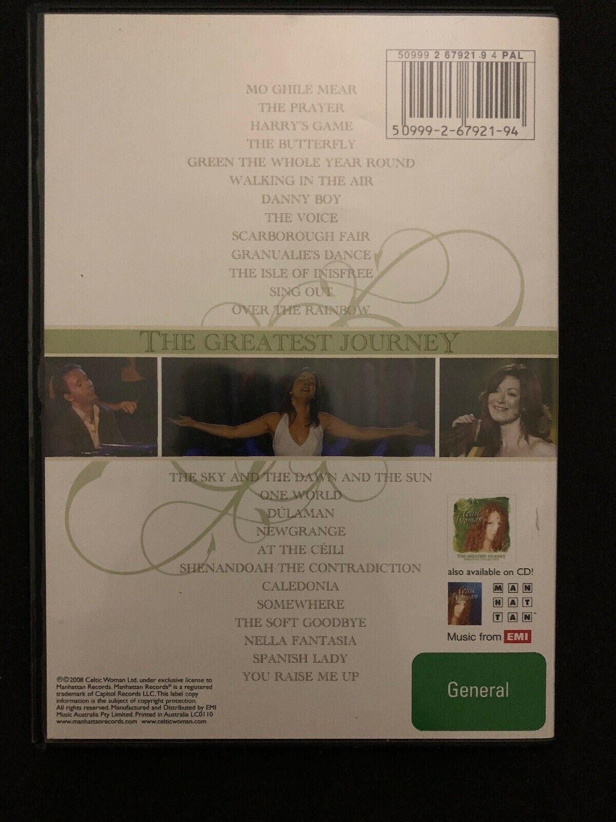 CELTIC WOMAN - The Greatest Journey DVD! Essential Collection. Region Free