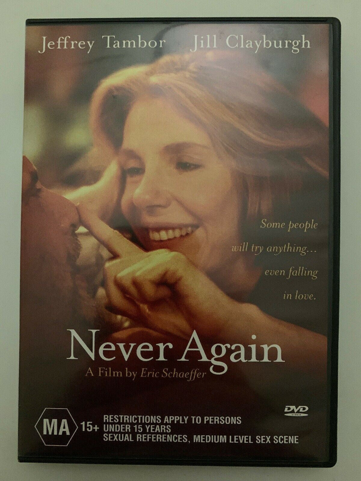 Never Again (DVD, 2001) Jeffrey Tambor, Jill Clayburgh, Eric Schaeffer. Region 4