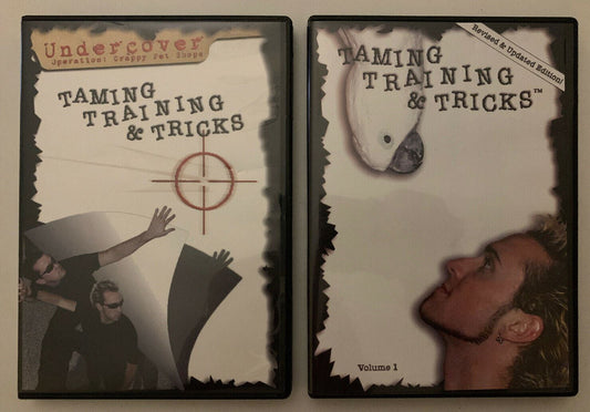 BIRD TAMING TRAINING & TRICKS 2x DVD TRAINING SESSIONS RARE AUS