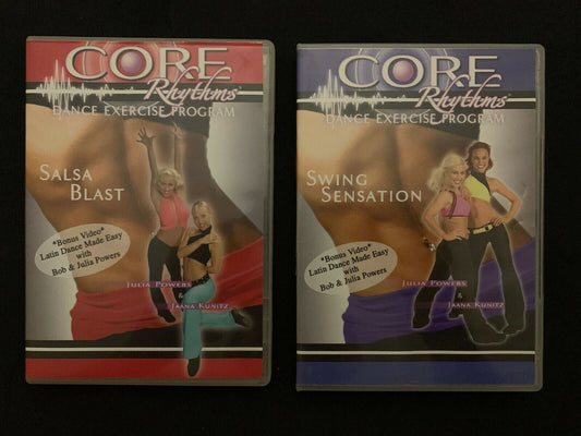 Core Rhythms: Dance Exercise Program - Salsa Blast & Swing Sensation (2x DVD)