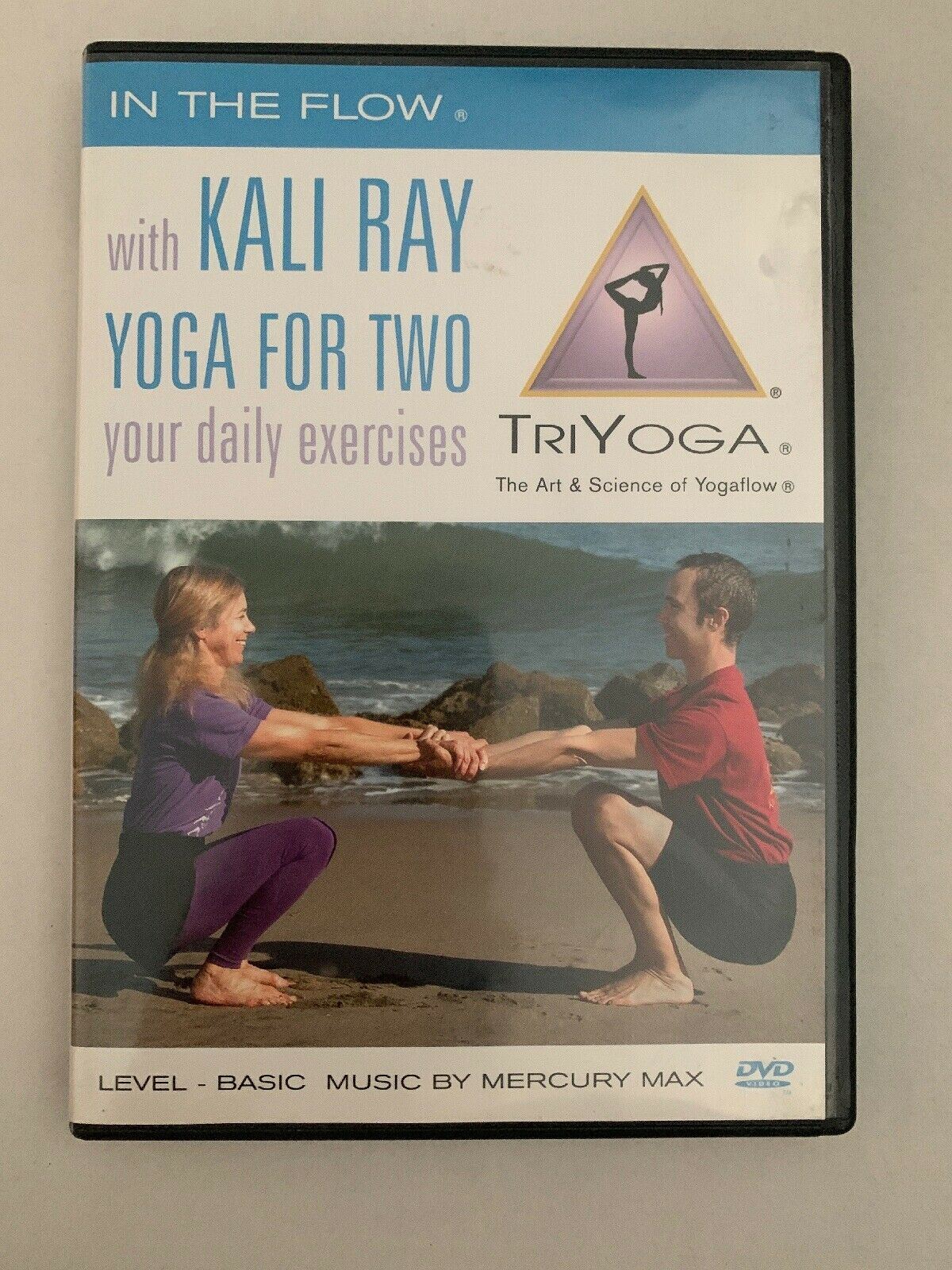 In The Flow With Kali Ray - Yoga For Two Your Daily Exercises (2004, DVD)