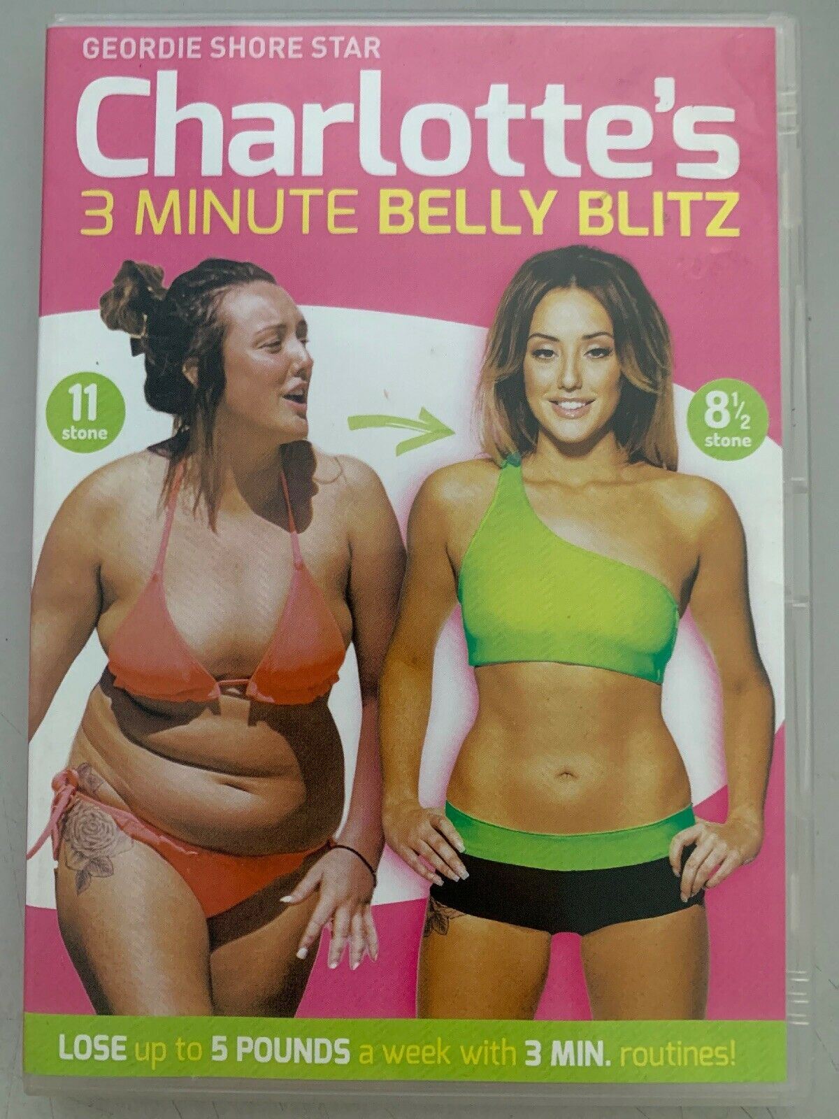 Charlotte Crosbys: 3 Minute Belly Blitz (DVD) Region 2&4. Flatten & Lose Belly