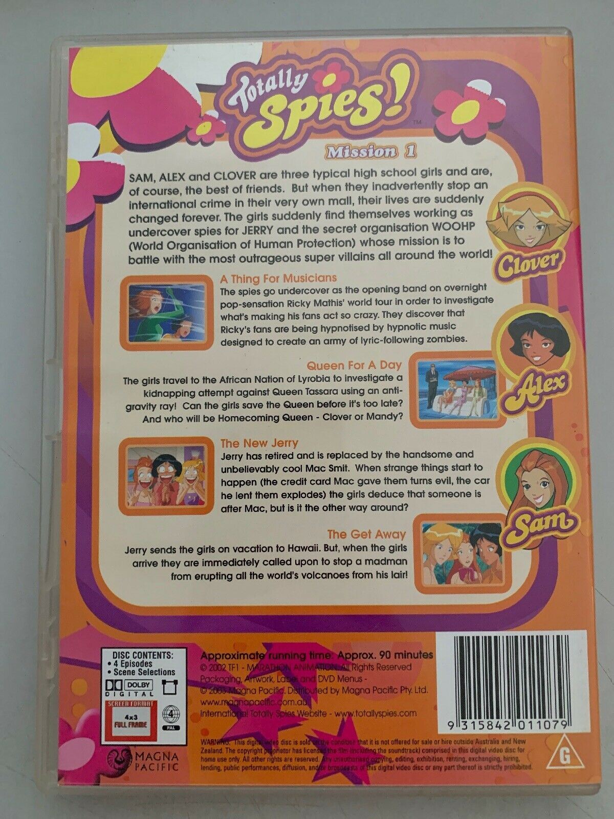 Totally Spies : Vol 1 (DVD, 2003)