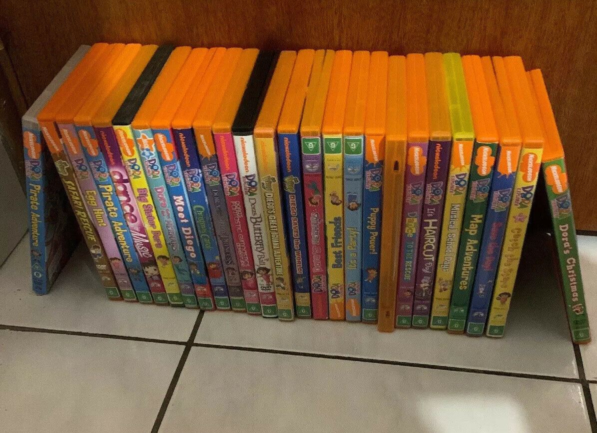 26x DVD's Dora The Explorer And Go Diego Go DVD collection Region 4