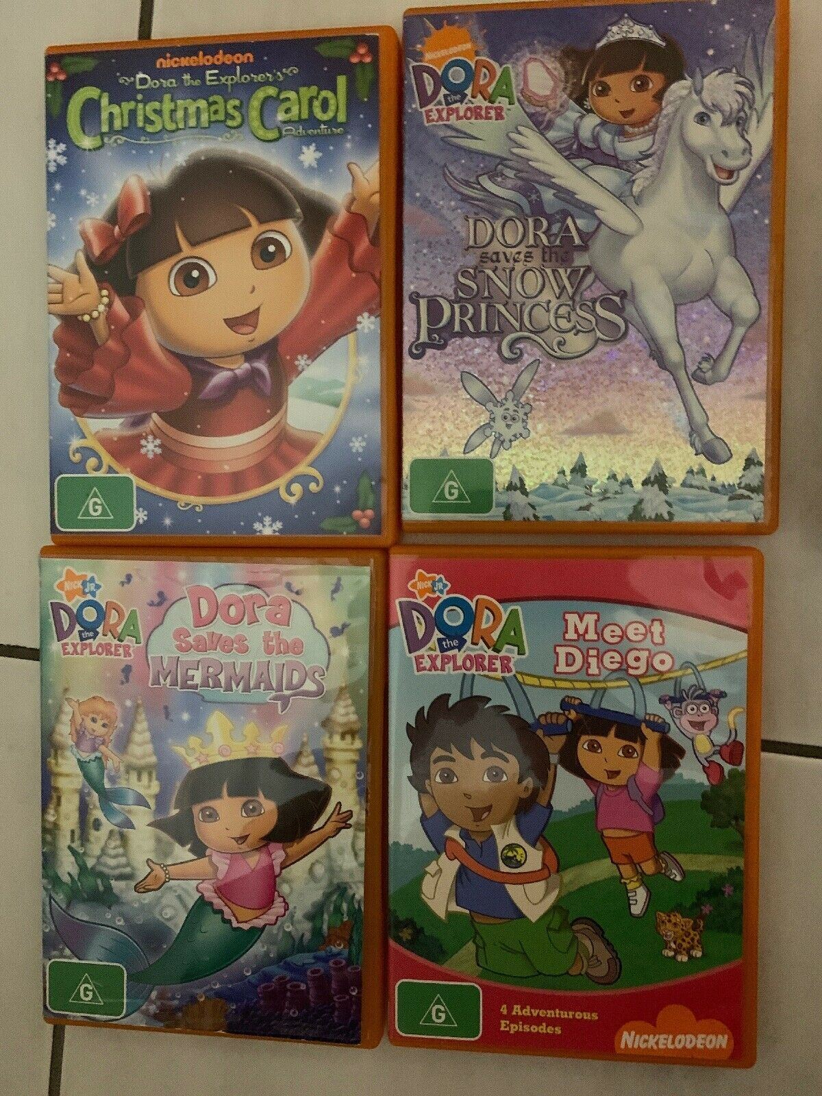 26x DVD's Dora The Explorer And Go Diego Go DVD collection Region 4