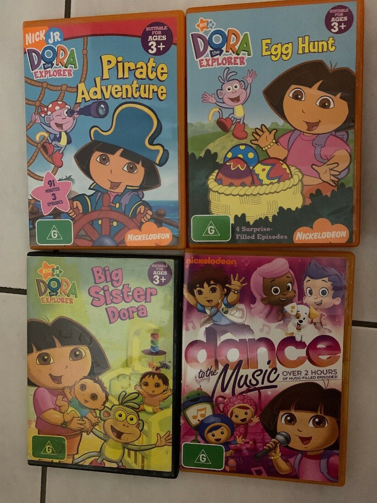 26x DVD's Dora The Explorer And Go Diego Go DVD collection Region 4