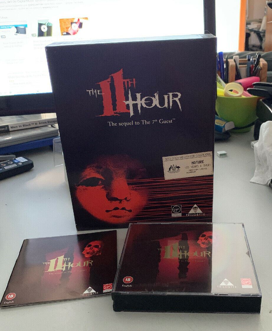 The 11th Hour The Sequel To The 7th Guest PC Game In Box