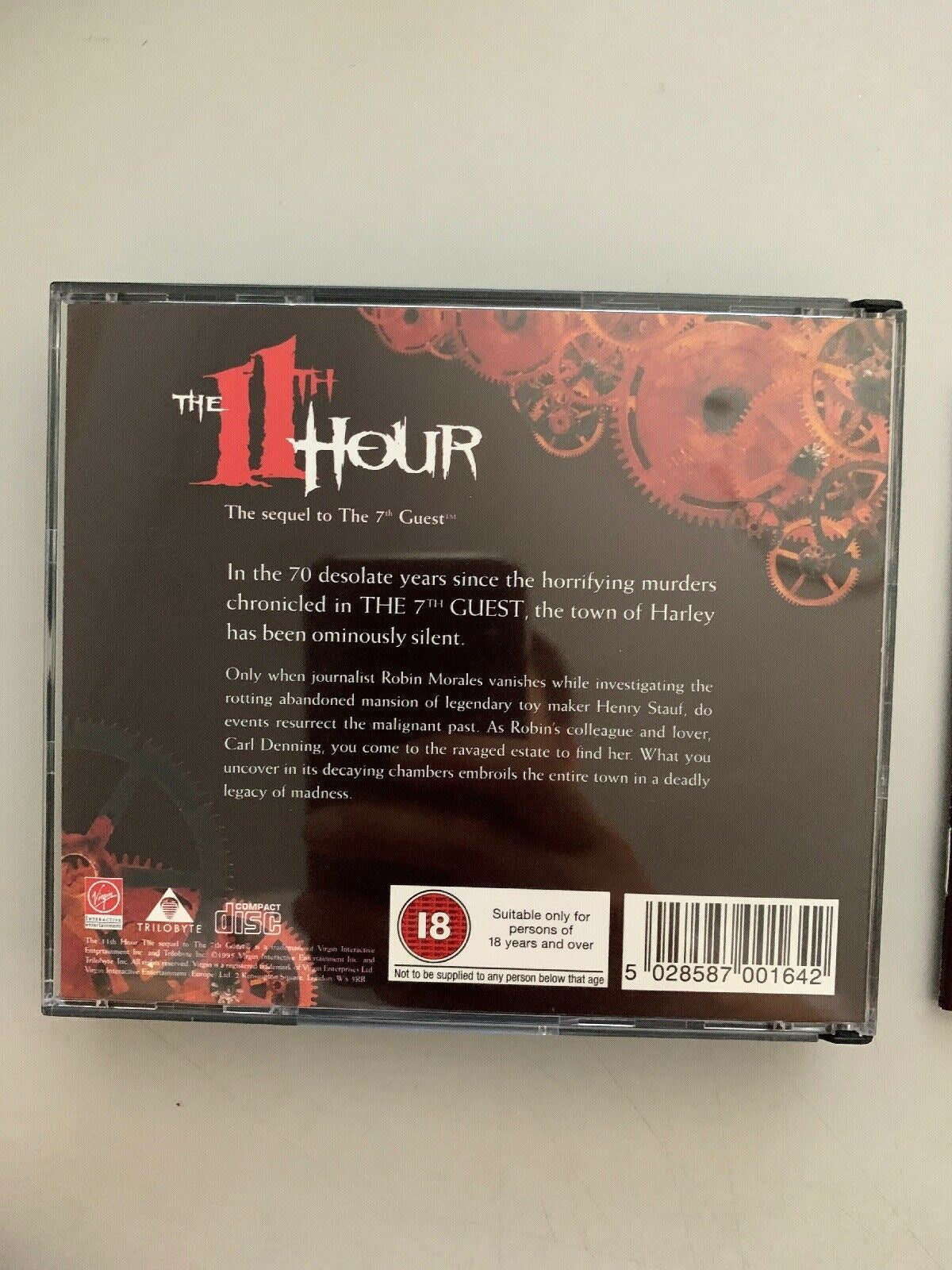 The 11th Hour The Sequel To The 7th Guest PC Game In Box