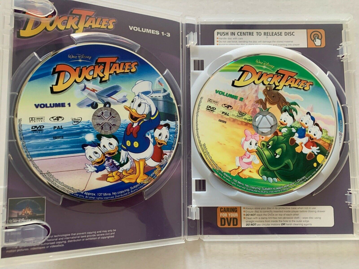 Ducktales volume 1, 2 & 3 DVD R4 Triple DVD