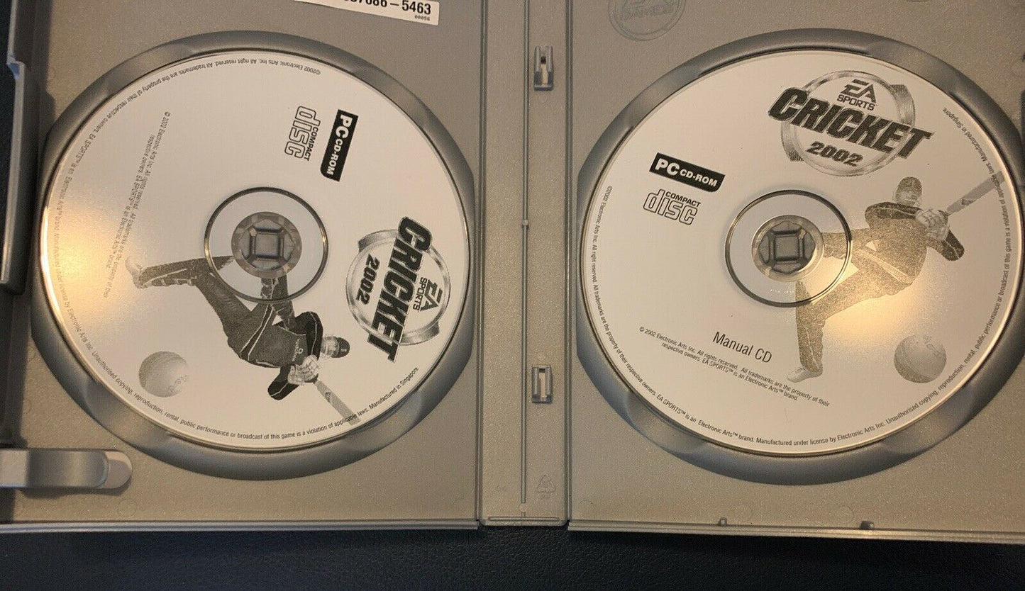 EA Sports Cricket 2002 PC CDROM For Windows - Fully Licenced International Team