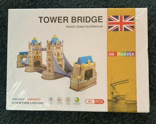 *New & Sealed* Tower Bridge - 3D Puzzle 41 Pieces