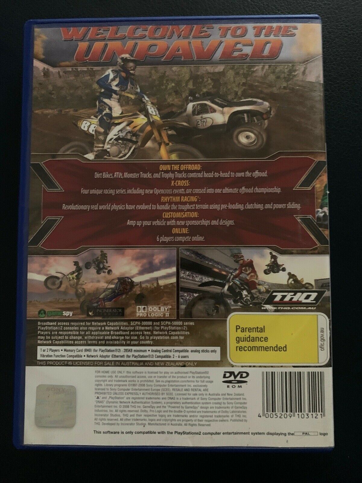 MX vs ATV Untamed - PLAYSTATION 2 PS2