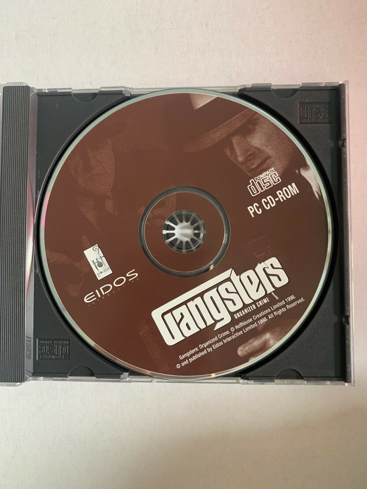 Gangsters Organized Crime PC CDROM (1998) Eidos Strategy Game