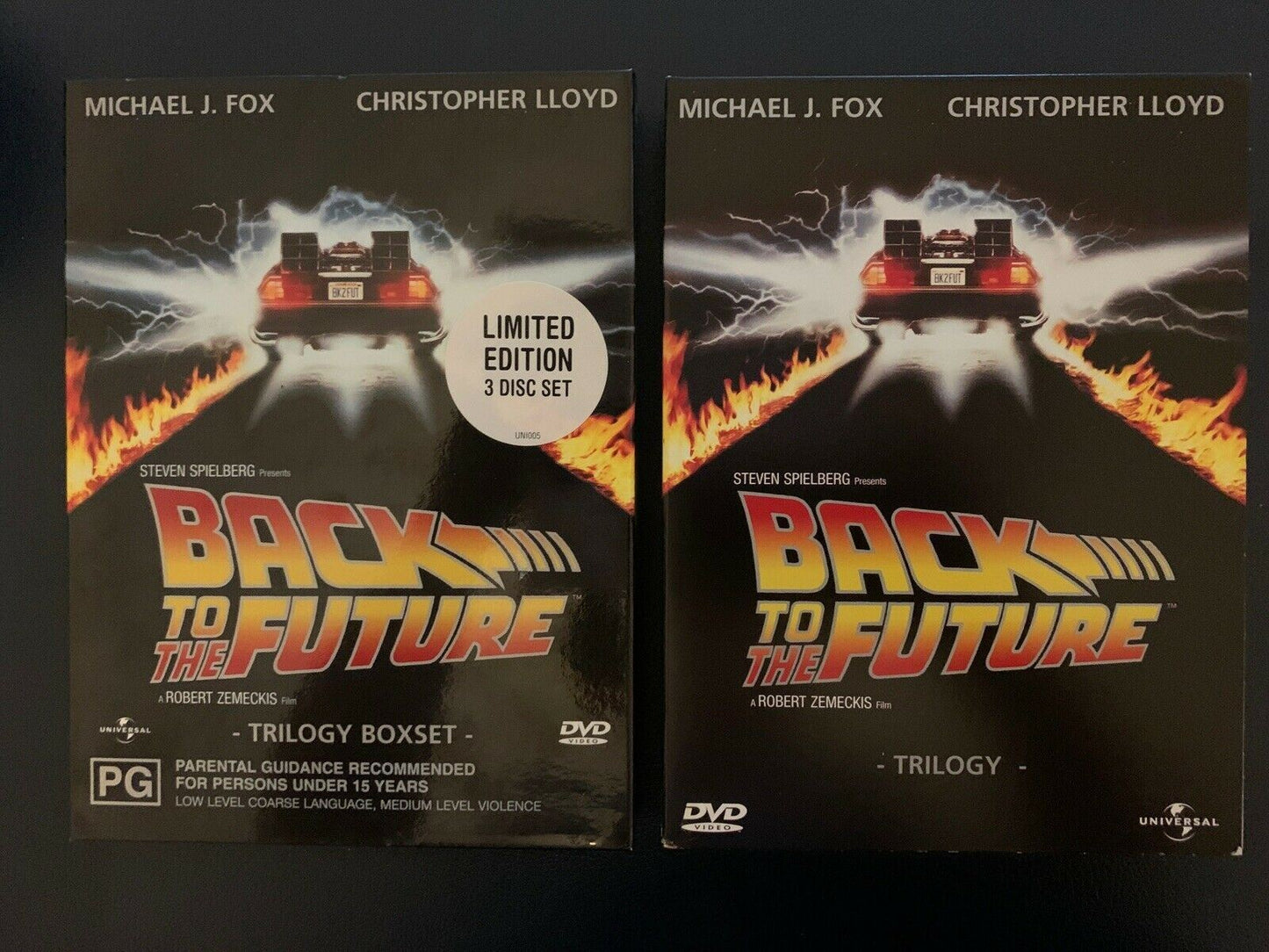 Back to the Future Trilogy Box Set (DVD, 3-Disc Set) Region 4