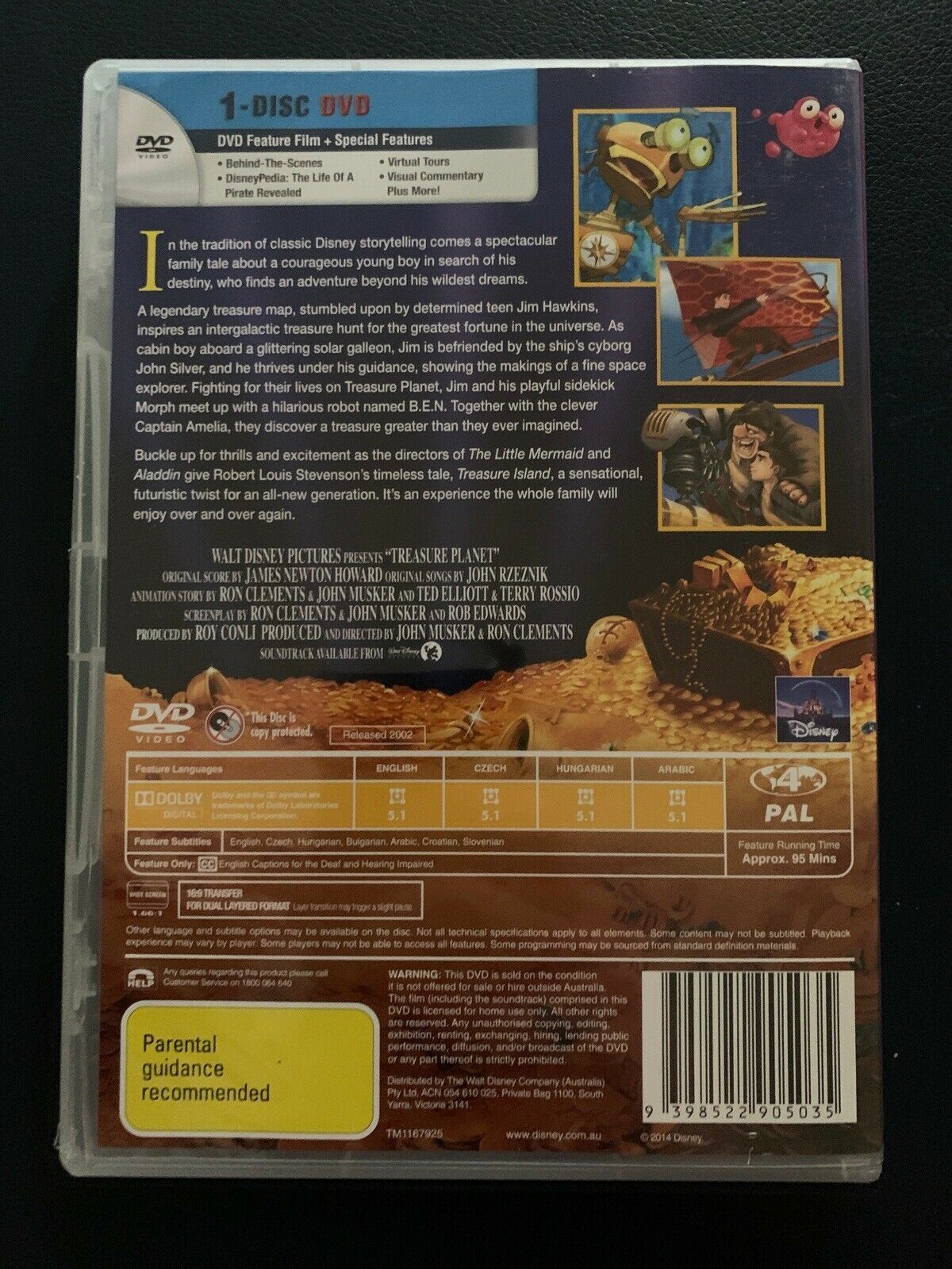 Treasure Planet (DVD, 2016) Region 4 Disney Classic