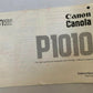 Canon Canola P1010 Instructions Manual English Edition