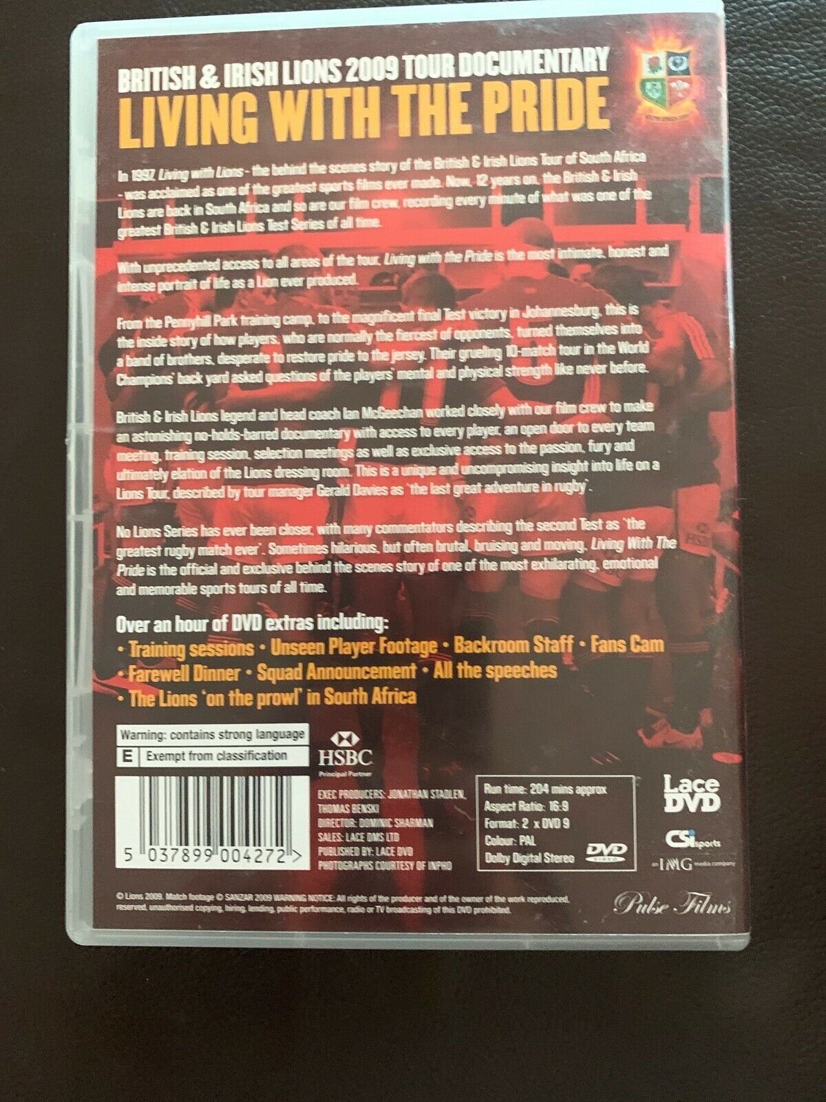 British and Irish Lions 2009 Living With The Pride South Africa 2009 [DVD]