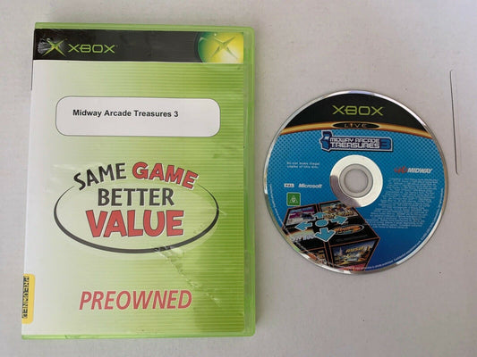 Midway Arcade Treasures 3 (Microsoft Xbox, 2005) - FREE Aus Postage