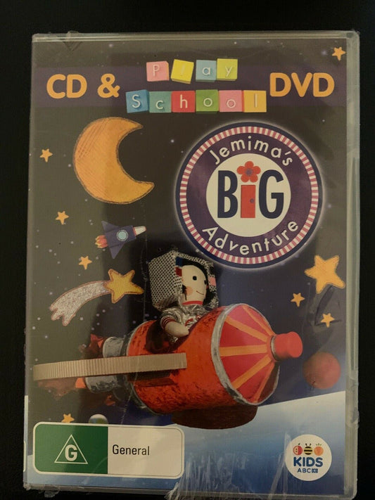 PLAY SCHOOL Jemima's BIG Adventure DVD & CD PAL R4  ABC For KIDS - New Sealed