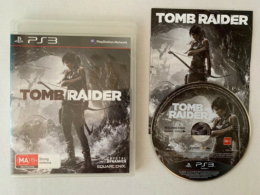 Tomb Raider - Sony Playstation 3 PS3 GAME with Manual