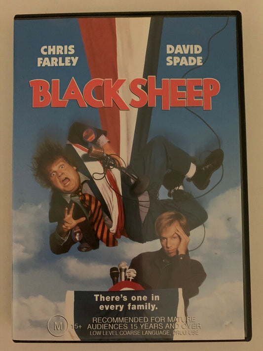 Black Sheep (DVD, 1995) Chris Farley, David Spade. Region 4