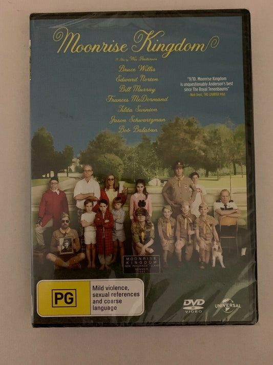 *New & Sealed* Moonrise Kingdom (DVD, 2012) Bruce Willis, Ed Norton Region 4, 2