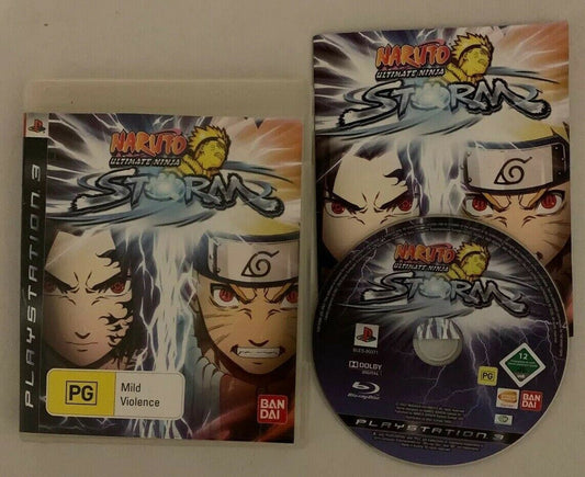 Naruto Ultimate Ninja Storm - Sony PS3 Playstation 3 Game With Manual