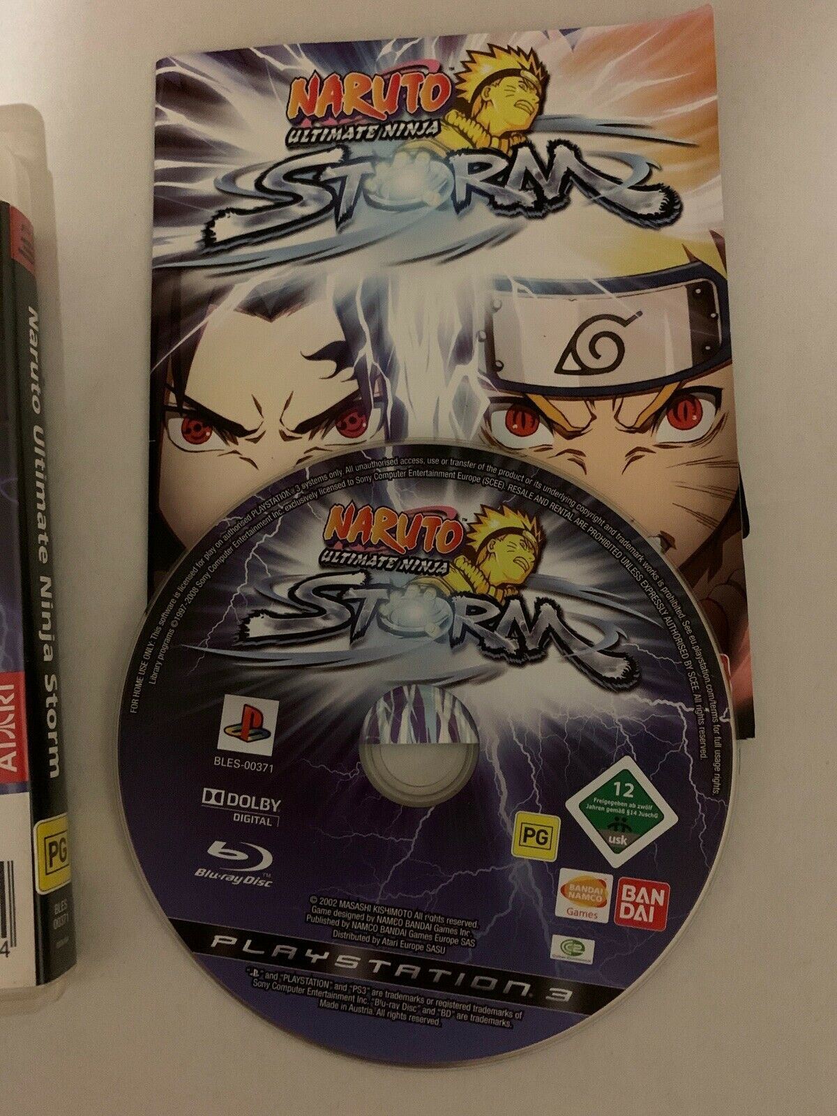 Naruto Ultimate Ninja Storm - Sony PS3 Playstation 3 Game With Manual