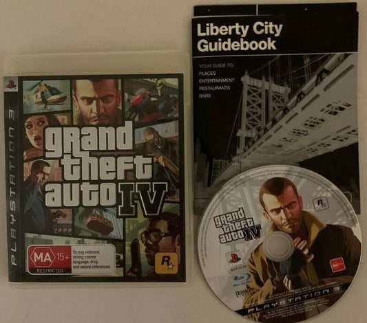 Grand Theft Auto IV - PS3 PAL With Manual And Map