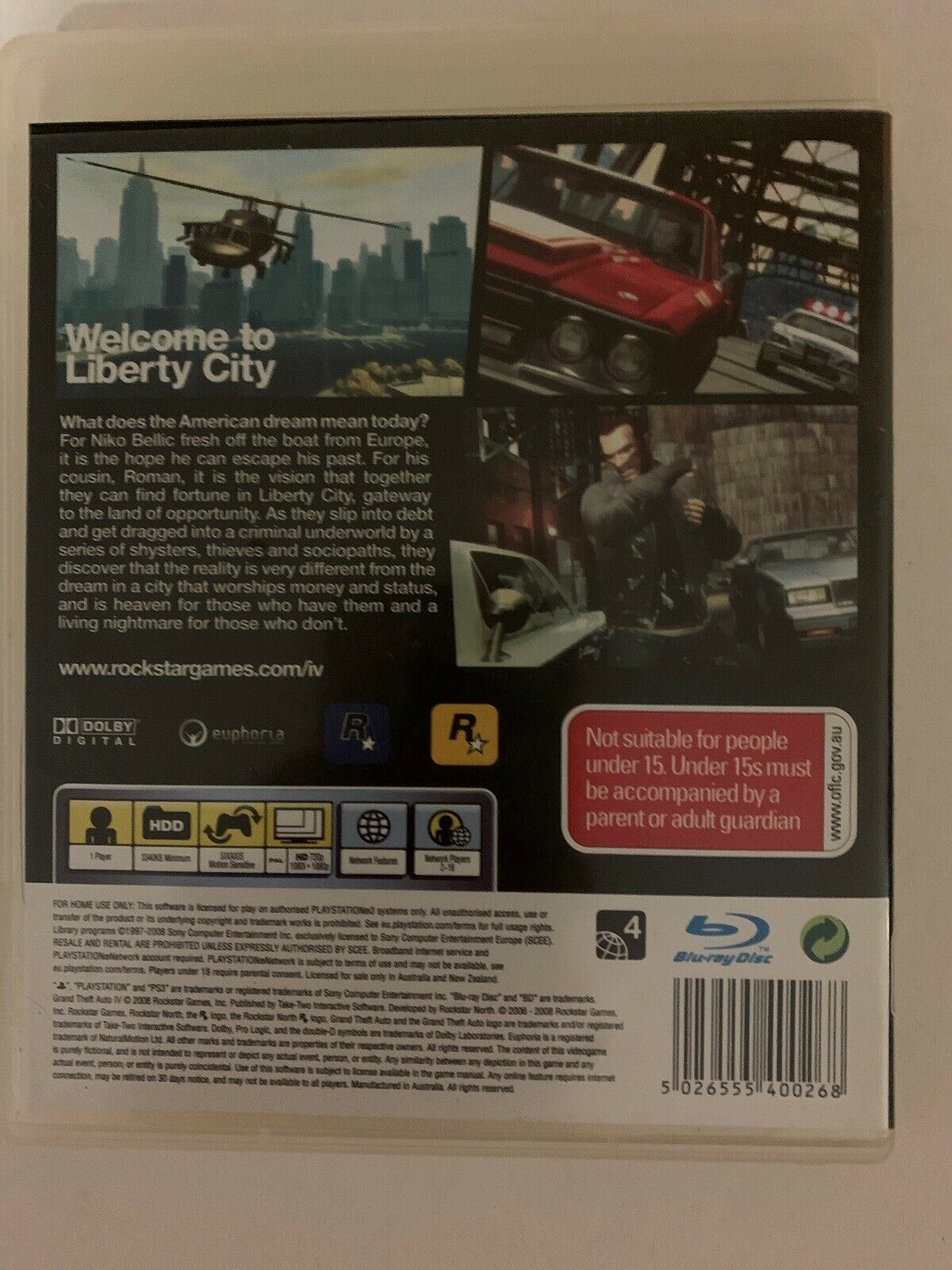 Grand Theft Auto IV - PS3 PAL With Manual And Map