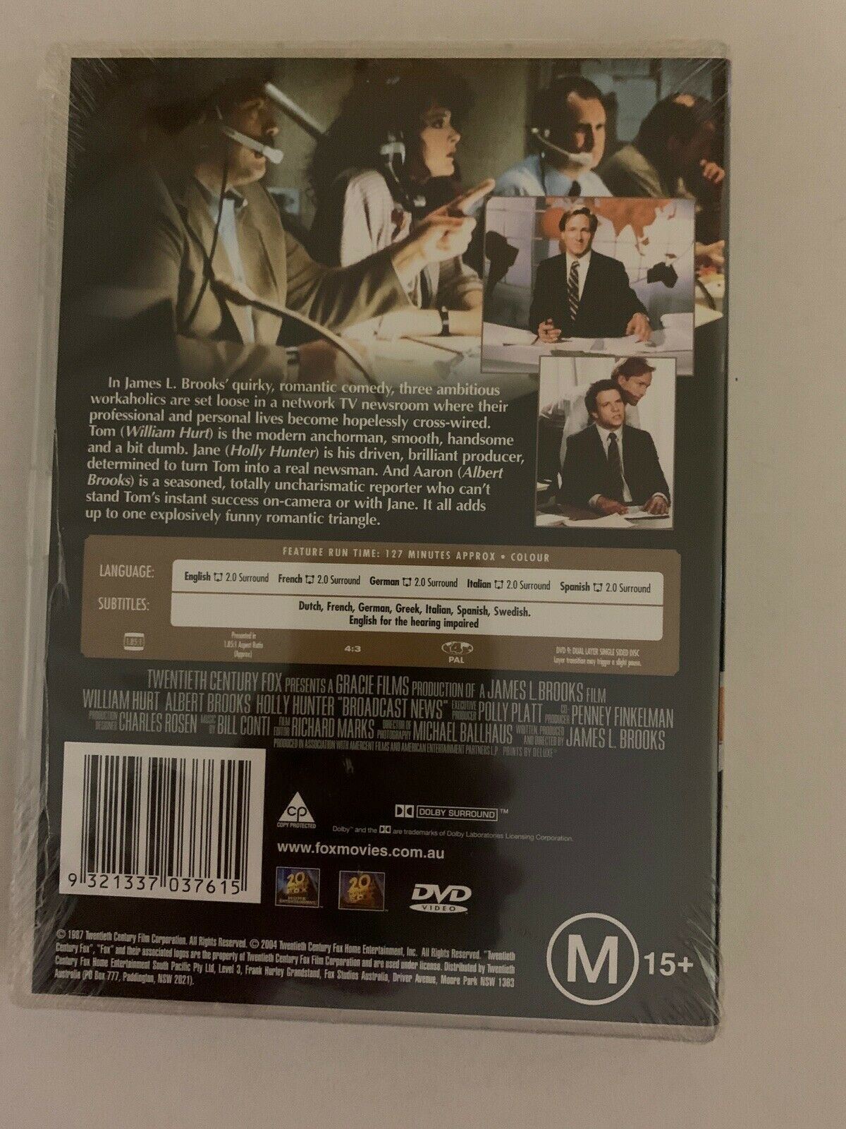 *New & Sealed* Broadcast News (DVD, 1987) Region 4