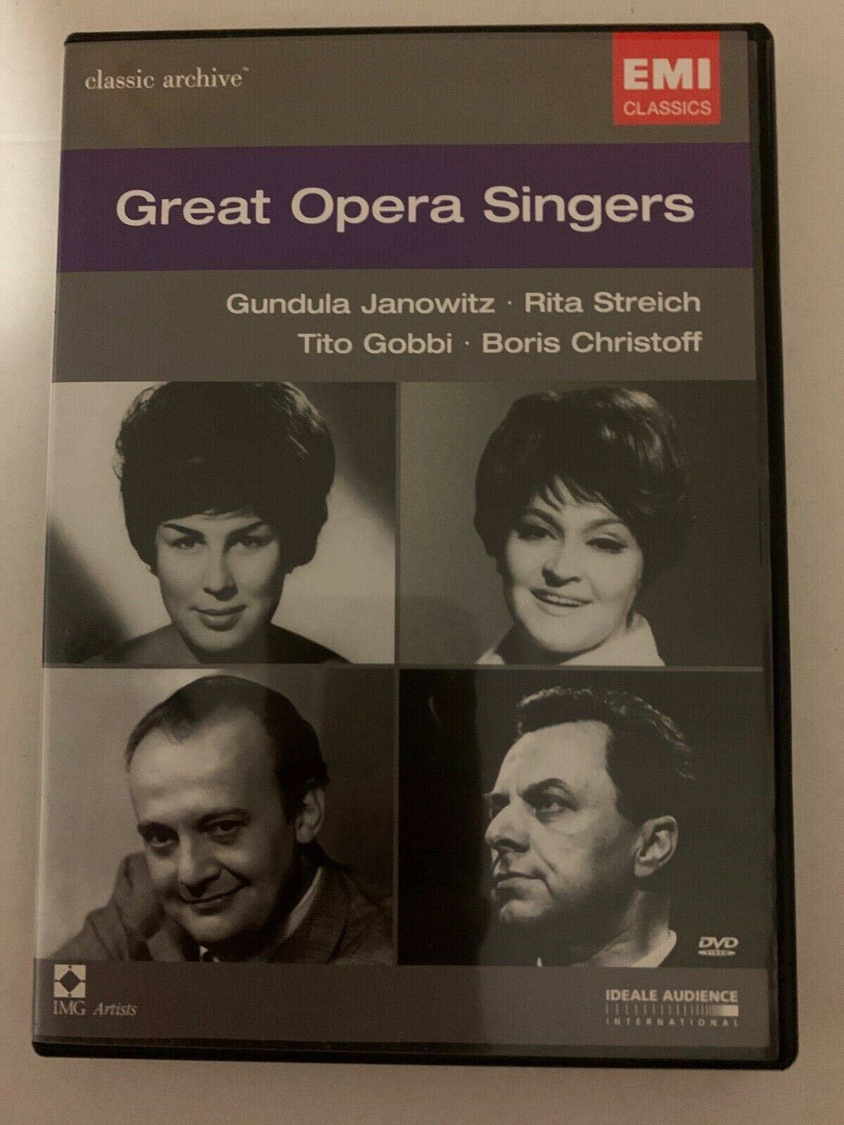 Great Opera Singers - Gundula Janowitz, Rita Streich, Tito Gobbi, B Christof DVD