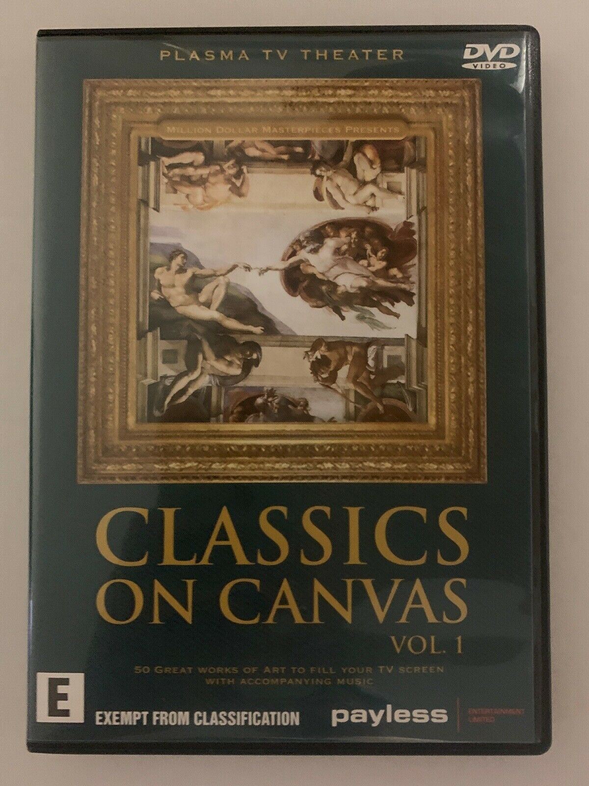 Classics On Canvas Vol 1 - Rare- Aus Stock  DVD