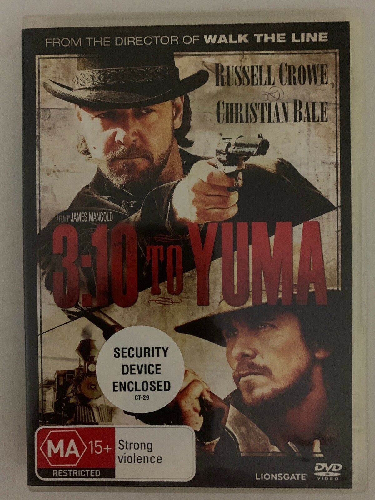 3:10 TO YUMA (DVD, 2007) Russell Crowe, Chritian Bale. Region 4