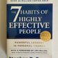 The 7 Habits of Highly Effective People : Powerful Lessons in Personal Change by