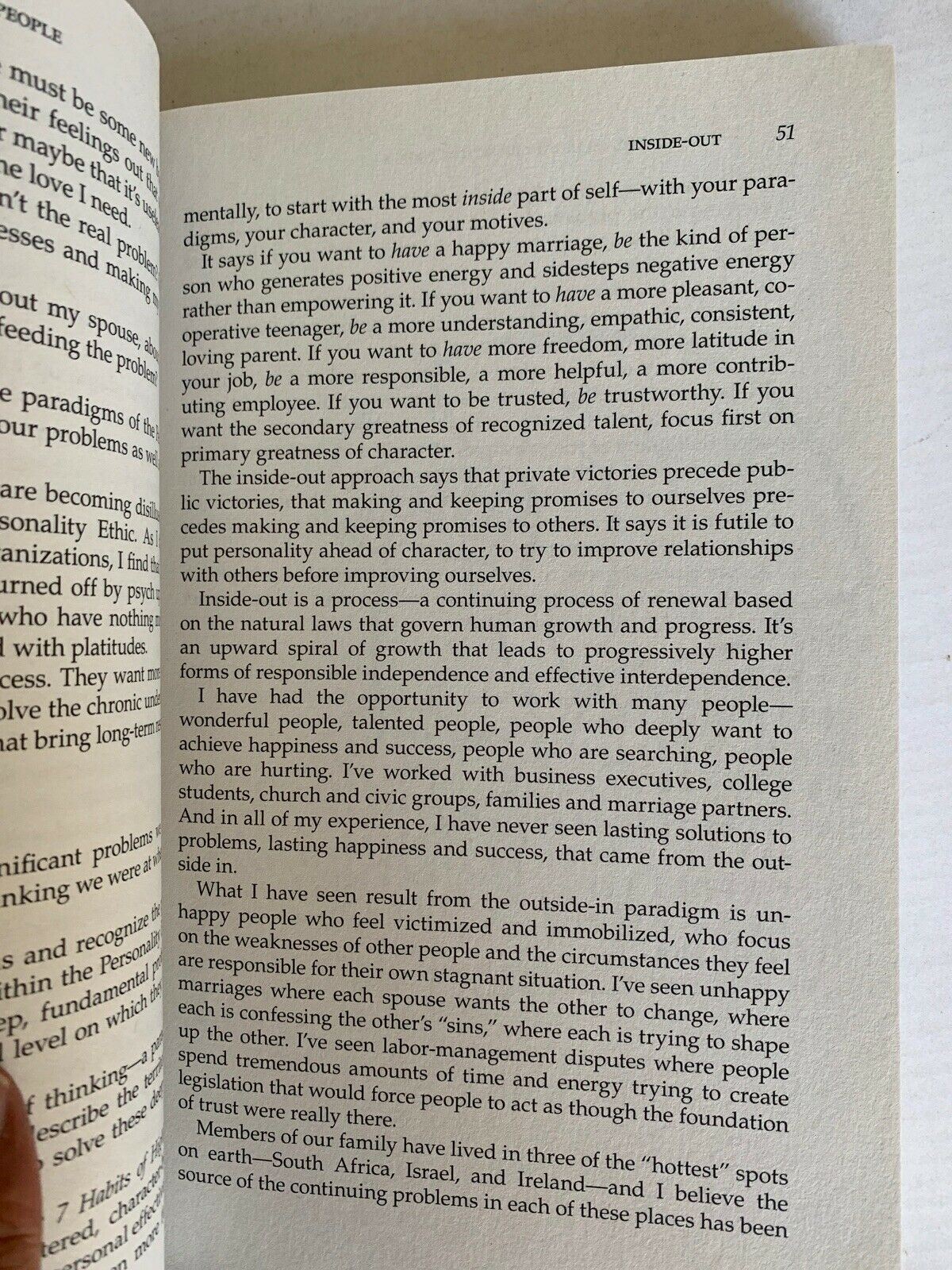 The 7 Habits of Highly Effective People : Powerful Lessons in Personal Change by