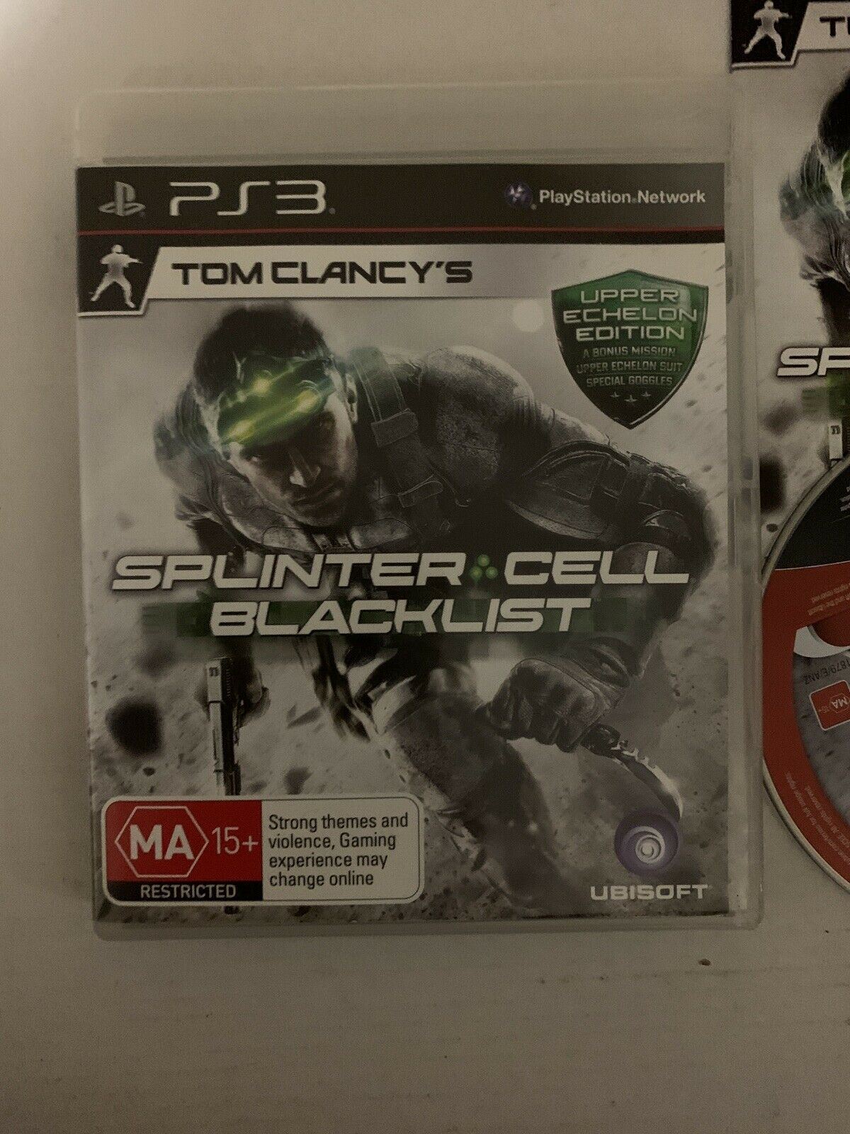 Tom Clancy's Splinter Cell Blacklist  PS3 game With Manual